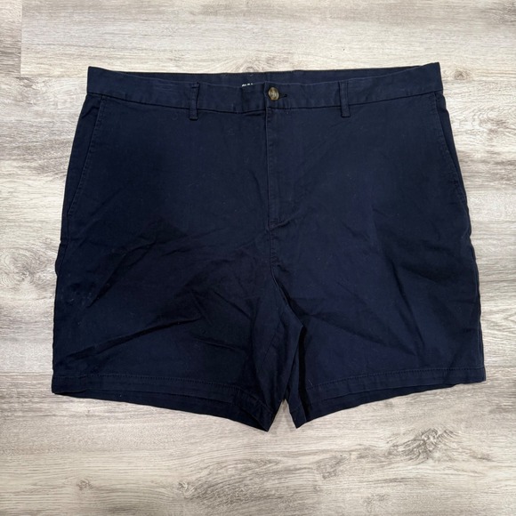 Old Navy Mens Slim Fit Everyday Khaki Shorts Size‎ 42 Navy Blue - Picture 1 of 6